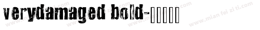 verydamaged bold字体转换